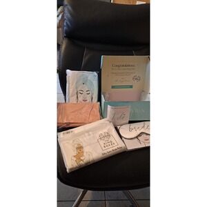 The Ring Box Bridal Gifts, Sleep Mask, Shoe Decal, Robe, Makeup Bag